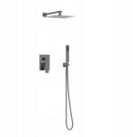 BALNEO Cascade zuhany csaptelep szett 3 Gun Metal, H0301070607 (H0301070607)