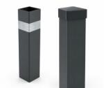  Stalp gard zincat 2 m, profil 60 x 40 mm, grosime 1, 5 mm, antracit (MT-ST-2-1.5-A)