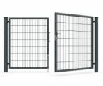  Poarta dubla DUOS zincata 1, 20 x 4 m, panou 2D 5/4/5 mm, antracit (MT-PD-1.2-4-A)