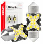 AMiO Led izzók Canbus Festoon C5W 12SMD 2016 31mm White 12V 24V AMIO-04235