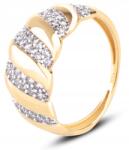 Goldmark Egyedi Arany Karikagyűrű Fehér Cirkónia Kővekkel 14K 585