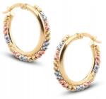 Goldmark Női Arany Karika Fülbevaló Gyémánt Golyókkal 14KT 585 - allegro - 185 155 Ft