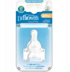 Dr. Brown's Opti+ keskeny cumisüveg etetőcumi 6+ 2 db Dr Brown's (072239304891)