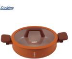 Heinner Cratita Aluminiu Forjat cu Capac Sticla (HR-BJK-BR28CR)