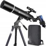  Eaconn 80/600 mm-es csillagászati teleszkóp állvánnyal, adapterrel és hátizsákkal (468645045)