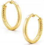 Goldmark Női Arany Ovális Fülbevaló Gyémánt Díszítéssel 14KT 585