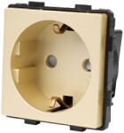 Luxion Priza simpla modulara Luxion aurie, fara rama, compatibila cu rame din sticla (LX-MP010G)