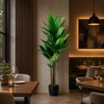  Planta artificiala bananier 190 cm, 3 tulpini, 27 frunze, cu ghiveci (AT1CT-IM1P-PL1D-BJ109)