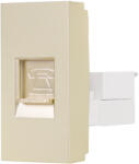 Luxion Priza telefon 1M Luxion, auriu, standard italian pentru rame din sticla (LXI-037G)