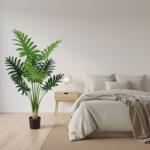  Planta artificiala Filodendron decorativa, 8 frunze, 140 cm, verde (AT1CT-IM1P-PL1D-CY8104)