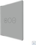 Luxion Panou variator touch Luxion din sticla securizata, gri, pentru module compatibile (LX-GP033GY)