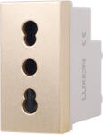 Luxion Modul priza simpla îngusta Luxion auriu, standard italian (LXI-052G)