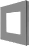 Luxion Rama simpla Luxion din sticla securizata, gri, pentru module (LX-M1-1FGY)