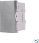 Luxion Intrerupator cap-cruce mecanic 1M Luxion gri, standard italian (LXI-010GY)