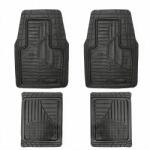 Carguard Covorase auto universale ajustabile groase si aderente Carguard - 72 x 47 cm / 71 x 43, 5 cm PVC - negru (PAC002) - eurostoc