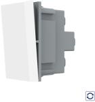 LIVOLO Intrerupator simplu mecanic cu reset Livolo, alb, serie noua (C7-VL-FCMH-1WP)