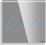 Luxion Panou variator touch mini din sticla gri, compatibil rame Luxion (LX-GP034GY)