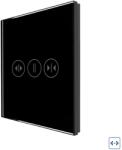Luxion Panou touch pentru draperii Luxion din sticla securizata, negru (LX-GP013-WFB)