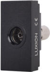 Luxion Modul priza TV Luxion 1M, negru, standard italian pentru rame din sticla (LXI-032B)