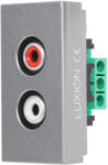 Luxion Modul Priza Audio 1M LUXION, Standard Italian (LXI-068GY)