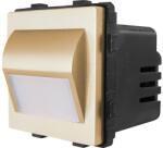 Luxion Lampa de veghe LED Luxion cu lumina calda, finisaj auriu, modul încastrabil (LX-MP051G)