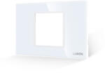 Luxion Rama din sticla securizata Luxion 2/3M alba cu suport, standard italian (LXI-GF002W)