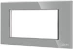Luxion Rama din sticla securizata 4M Luxion gri, standard italian, cu suport (LXI-GF004GY)