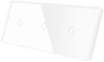 Luxion Panou întrerupator touch triplu din sticla securizata alba Luxion (LX-GP022W)