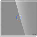 Luxion Panou întrerupator touch mini din sticla gri pentru rame Luxion (LX-GP002GY)