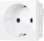 Luxion Priza Schuko modulara Luxion 2M, alb, standard italian (LXI-045W)