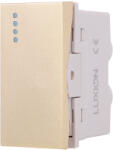 Luxion Intrerupator simplu mecanic Luxion 1M, auriu, standard italian (LXI-008G)