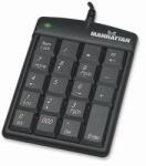 MANHATTAN Tastatura numerica ultra subtire USB negru, Manhattan (176354)