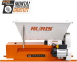 Ruris Zdrobitor electric de struguri cu desciorchinare RURIS HT200, cuva 75 L, 750W, 1600-1800 kg h, role aluminiu (20000RHT25A)