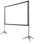 Everest 100" mobil vászon - KTP-100 (221 x 125 cm, fekete váz) (43433) - scom