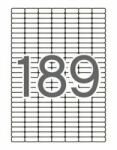 APLI Etikett, univerzális, kerekített sarkú, 25, 4x10 mm, APLI, 1890 etikett/csomag, (10 lap) (12927) (12927)