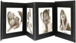 Deknudt Leporello Fekete 8 lapos 15 x 20 cm Fotóalbum, lapvédő (A66DC2 8PH 15X20)