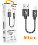 Aligator DATKP39 USB 3.2 Gen 1 (3.1 Gen 1) 0, 5 M USB A USB C Fekete USB kábel (DATKP39)