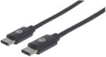 Manhattan 353342 USB 2.0 1 M USB C 0, 48 Gbit/s Fekete USB kábel (353342)