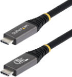 StarTech StarTech. com CC150CM80GUSB4CABLE USB4 Gen 4x2 1, 5 M USB C 80 Gbit/s 240 W Fekete USB kábel (CC150CM80GUSB4CABLE)