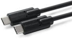 MicroConnect USB3.2CC1 USB 3.2 Gen 2x2 1 M USB C 100 W Fekete USB kábel (USB3.2CC1)