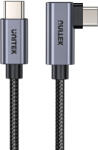 Unitek C14123BK-0.5M USB 2.0 0, 5 M USB C 480 Gbit/s 100 W Fekete, Szürke USB kábel (C14123BK-0.5M)