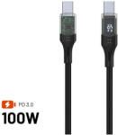FIXED FIXDD-CC2-BK USB 2.0 2 M USB C 4, 8 Gbit/s 100 W Fekete USB kábel (FIXDD-CC2-BK)
