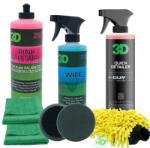 3DProducts Set Premium Îngrijire Auto Exterior, Curățare, Întreținere, Finisare, Luciu Profesional, 3DProducts