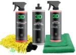 3DProducts Set Complet Spălare Auto, Curățare Jante Anvelope, Protecție Ceramică Mată Anvelope, Luciu Vopsea, 3D GLW Series, 3DProducts