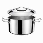 Tomgast Fazék fedővel, Tomgast, rozsdamentes acél, szatén bevonat, 24 cm, 6, 5 l, ezüst (TG-9921-24)