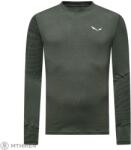 Salewa CRISTALLO WARM ALPINE MERINO póló, dark olive (L)