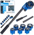 GEKO Kézi racsnis csőmenetmetsző készlet 1/4"-5/4", 6 részes (G00999)