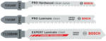Bosch PRO Dekopírfűrészlap Laminált készlet T101BIF + T101AOF + T128BHM - (14+1 db) (2607011947)
