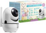 Easycare Baby WiFi Smart Videó megfigyelő kamera, mozgásérzékelő, riasztó, Fehér
