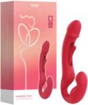 Honey Play Box Harmony Duo - App-vezérelt felcsatolható nyelves vibrátor (piros) (710022364430)